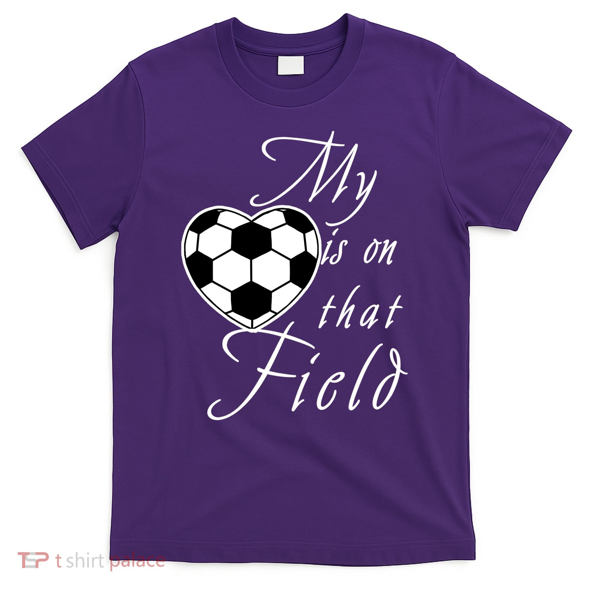 My Heart Is On that Field Cute Soccer T-Shirt
