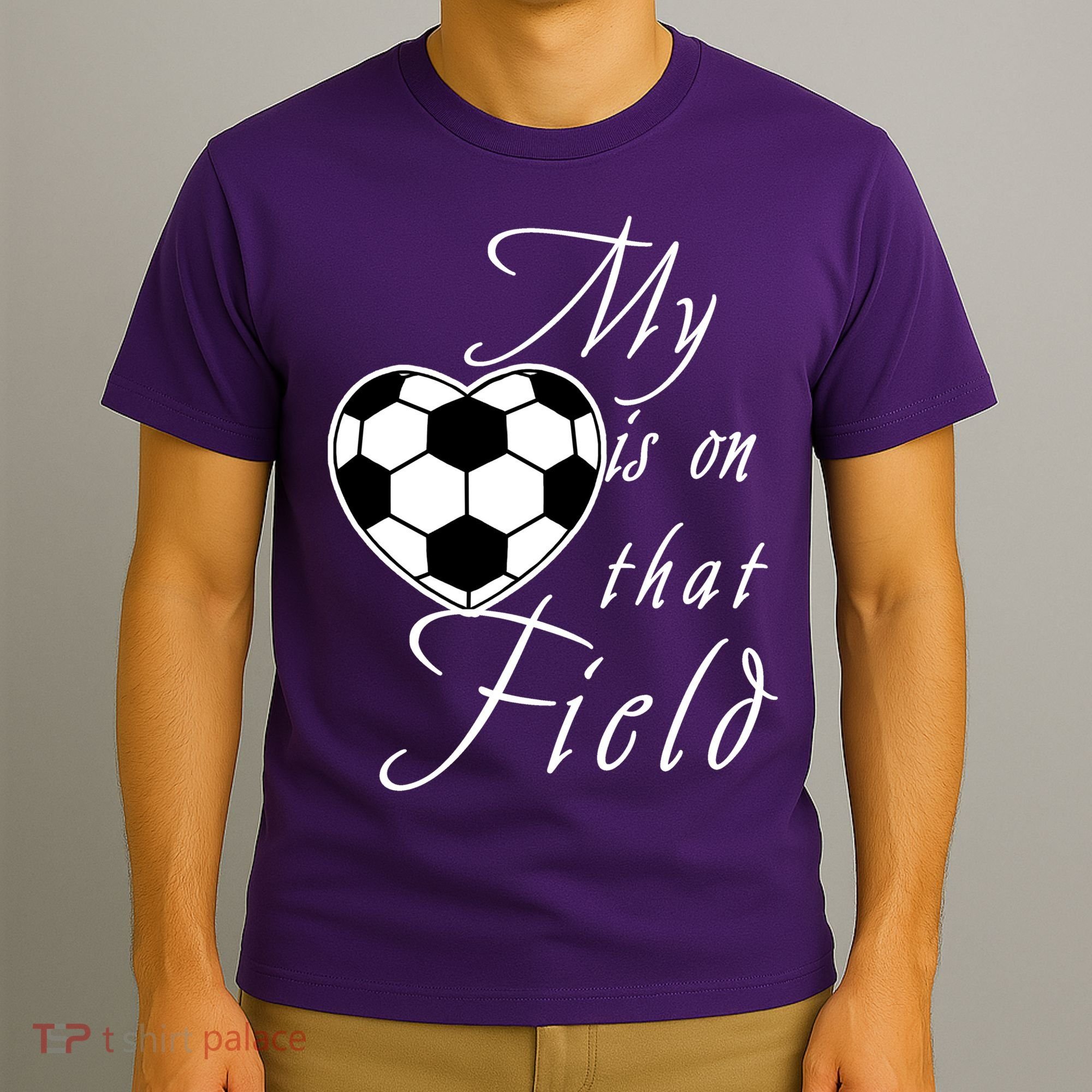 My Heart Is On that Field Cute Soccer T-Shirt