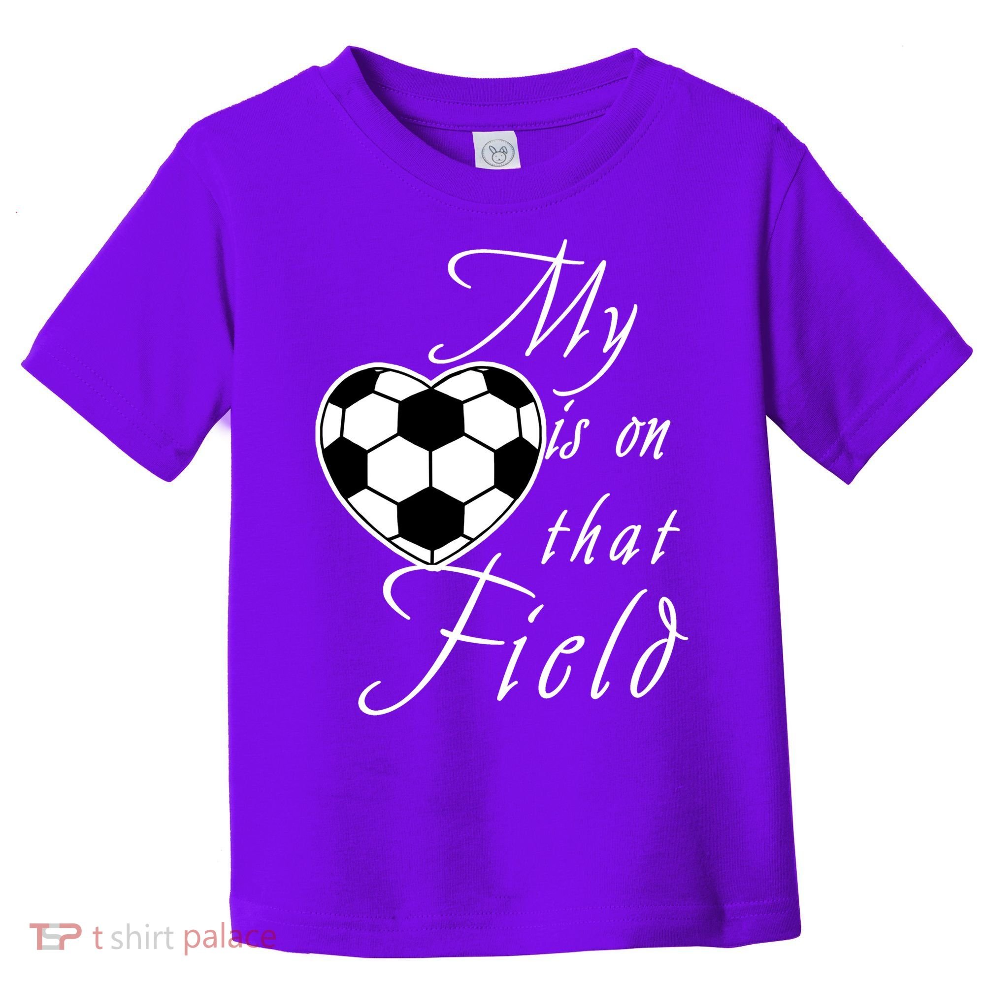 My Heart Is On that Field Cute Soccer Toddler T-Shirt