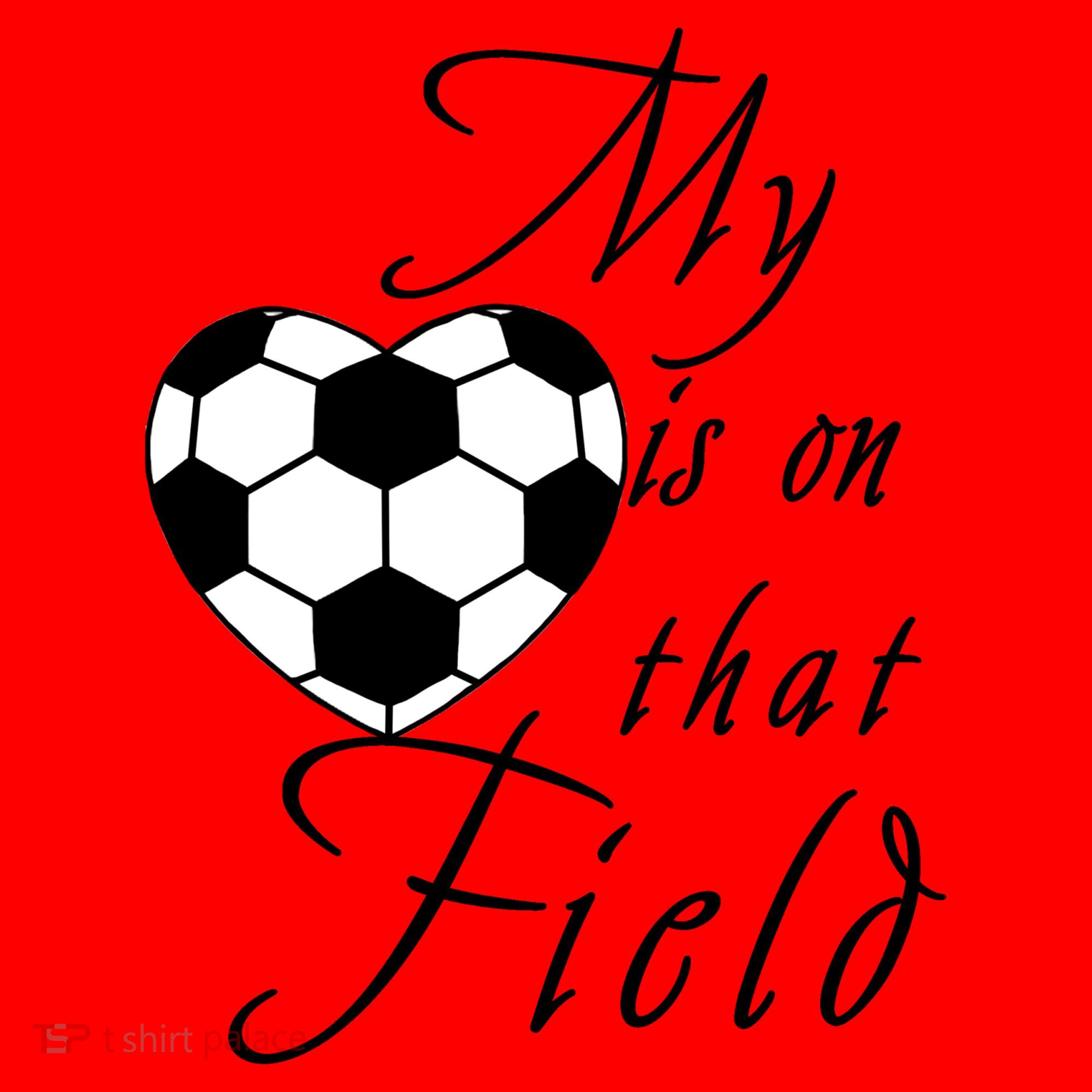 My Heart Is On that Field Cute Soccer Santa Hat