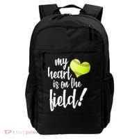 My Heart Is On The Field Baseball Player Backpack thumb 0