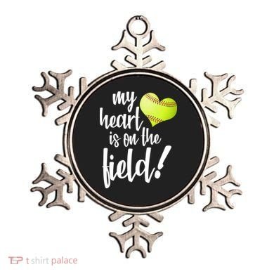 My Heart Is On The Field Baseball Player Ornament