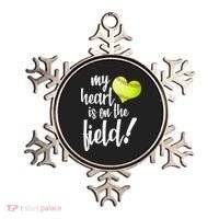 My Heart Is On The Field Baseball Player Ornament thumb 0