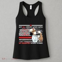 My Hero Daughter Wears Scrubs Nurse Women's Tank Top thumb 3