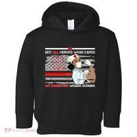 My Hero Daughter Wears Scrubs Nurse Toddler Hoodie thumb 0