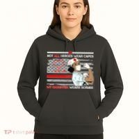 My Hero Daughter Wears Scrubs Nurse Hoodie thumb 5