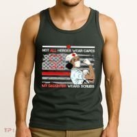 My Hero Daughter Wears Scrubs Nurse Tank Top thumb 3