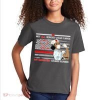 My Hero Daughter Wears Scrubs Nurse Kids T-Shirt thumb 2