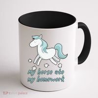 My Horse Ate My Homework Coffee Mug thumb 1
