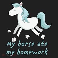 My Horse Ate My Homework Tumbler thumb 3