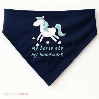 My Horse Ate My Homework USA-Made Doggie Bandana