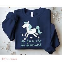 My Horse Ate My Homework Sweatshirt thumb 2