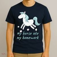 My Horse Ate My Homework T-Shirt thumb 3