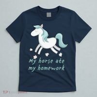 My Horse Ate My Homework T-Shirt thumb 5