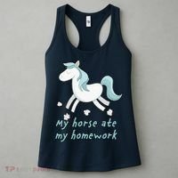 My Horse Ate My Homework Women's Tank Top thumb 3
