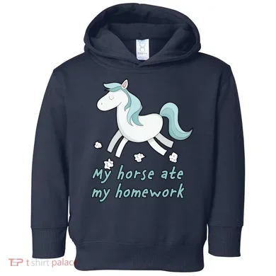 My Horse Ate My Homework Toddler Hoodie