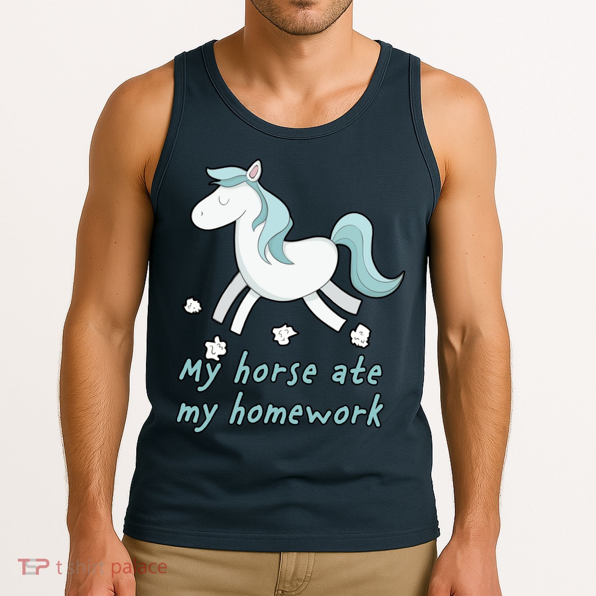 My Horse Ate My Homework Tank Top