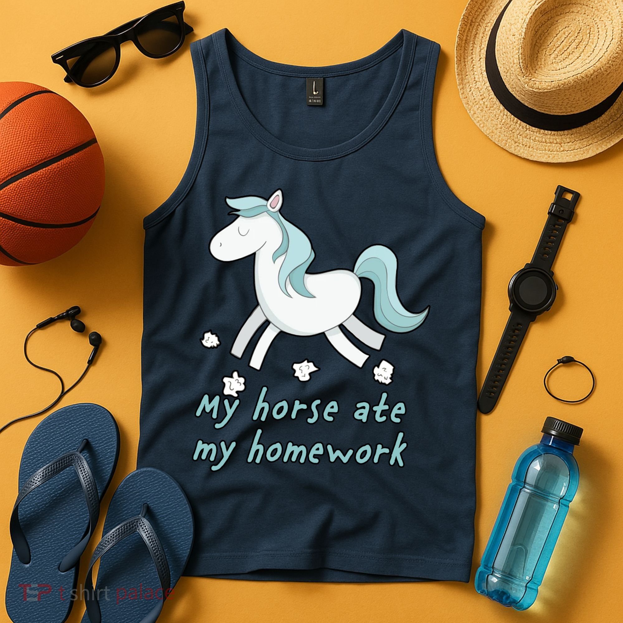 My Horse Ate My Homework Tank Top