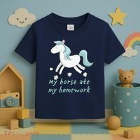 My Horse Ate My Homework Toddler T-Shirt thumb 3