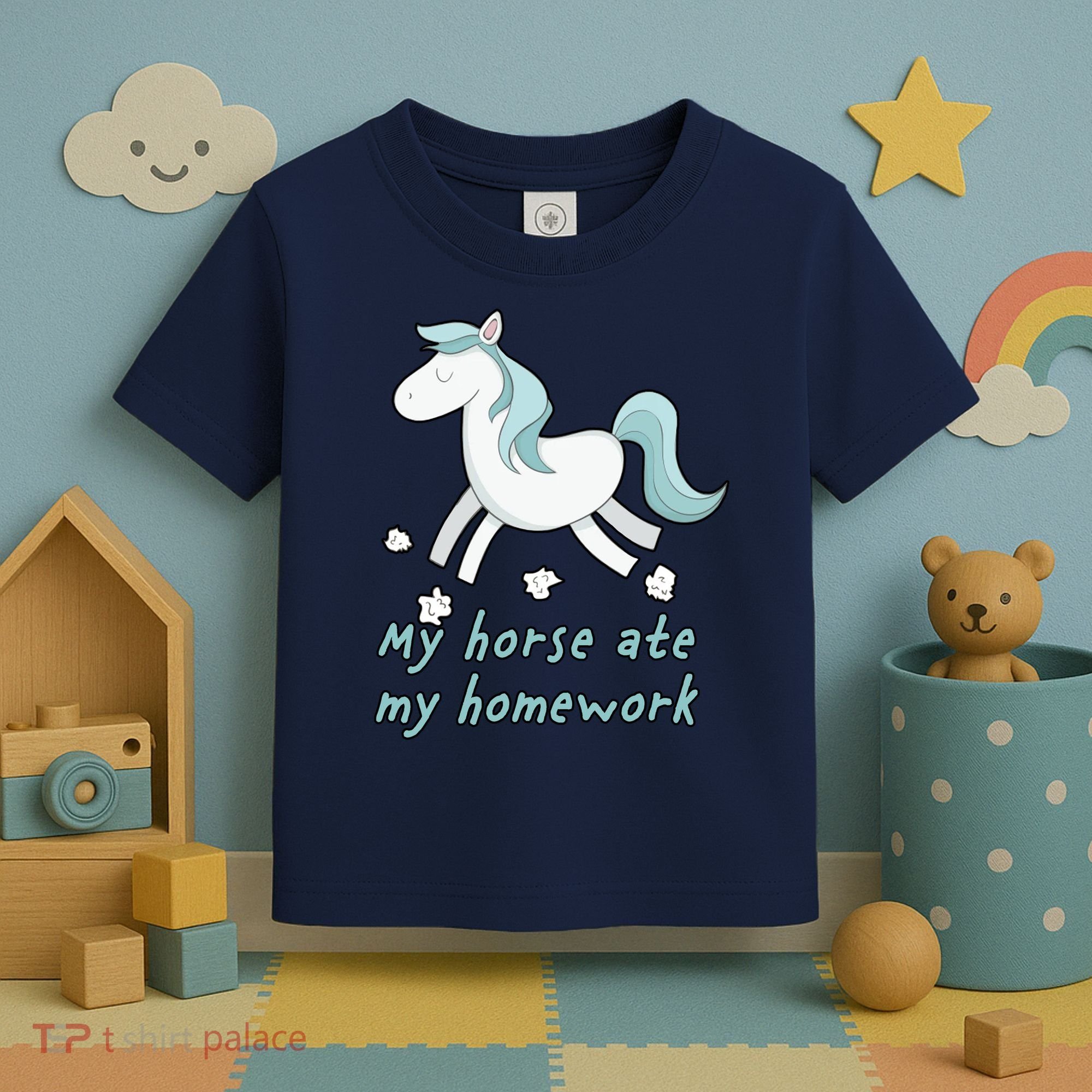 My Horse Ate My Homework Toddler T-Shirt
