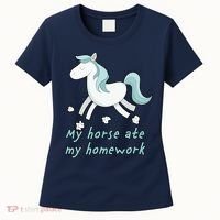 My Horse Ate My Homework Women's T-Shirt thumb 0