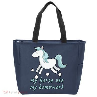 My Horse Ate My Homework Tote Bag