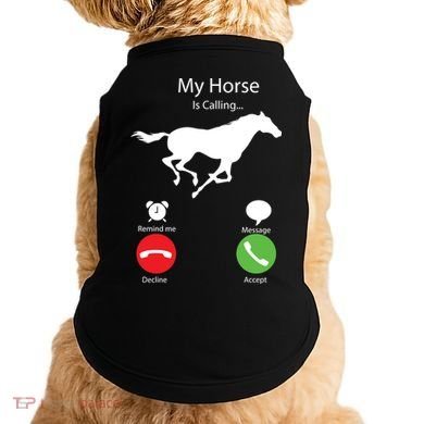 My Horse Is Calling Doggie Tank