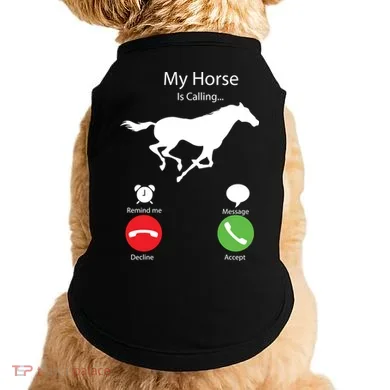My Horse Is Calling Doggie Tank