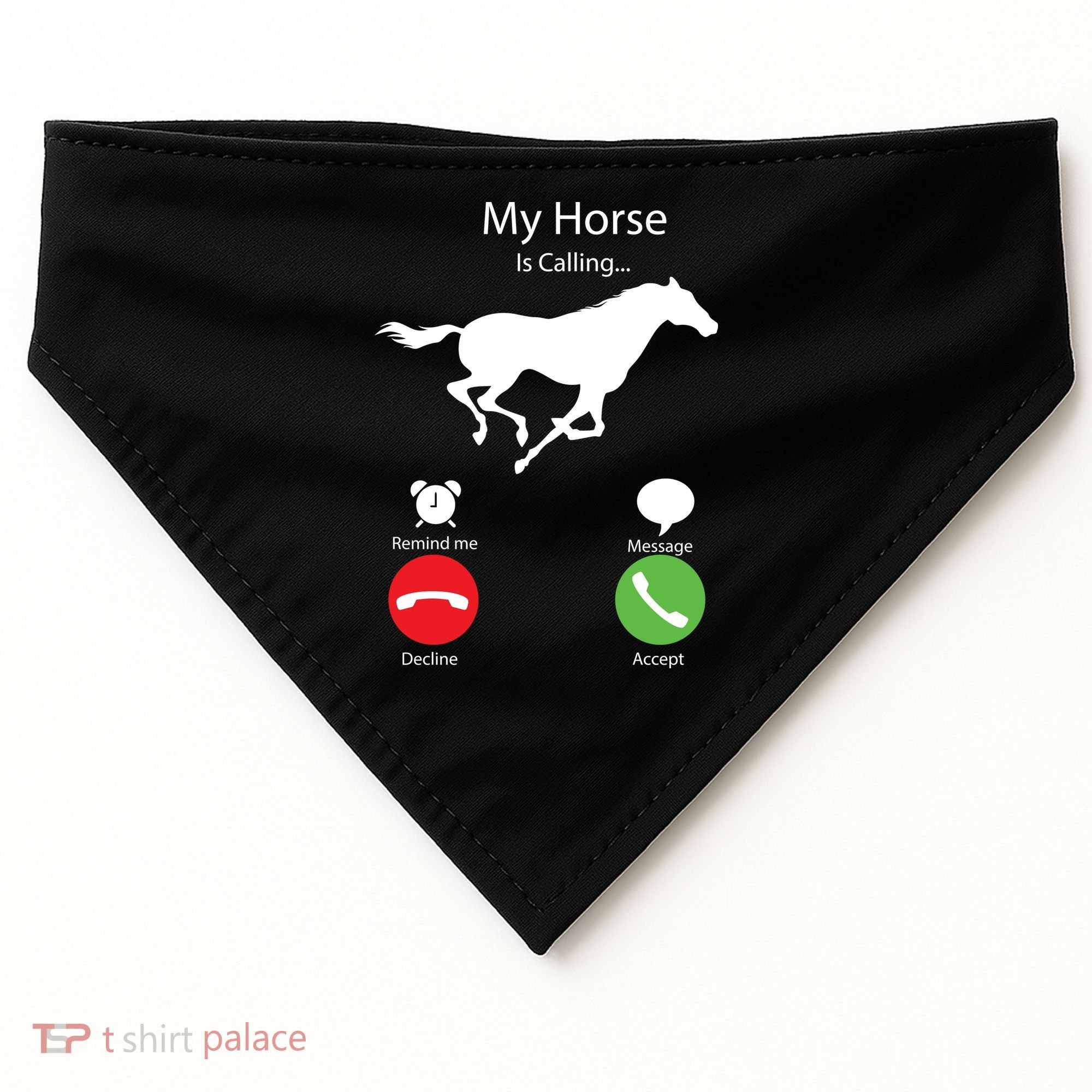 My Horse Is Calling USA-Made Doggie Bandana