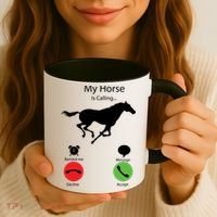 My Horse Is Calling Coffee Mug thumb 3