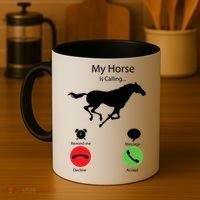 My Horse Is Calling Coffee Mug thumb 4