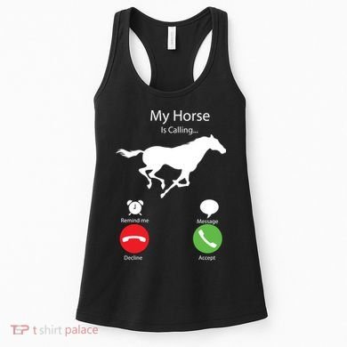 My Horse Is Calling Women's Tank Top