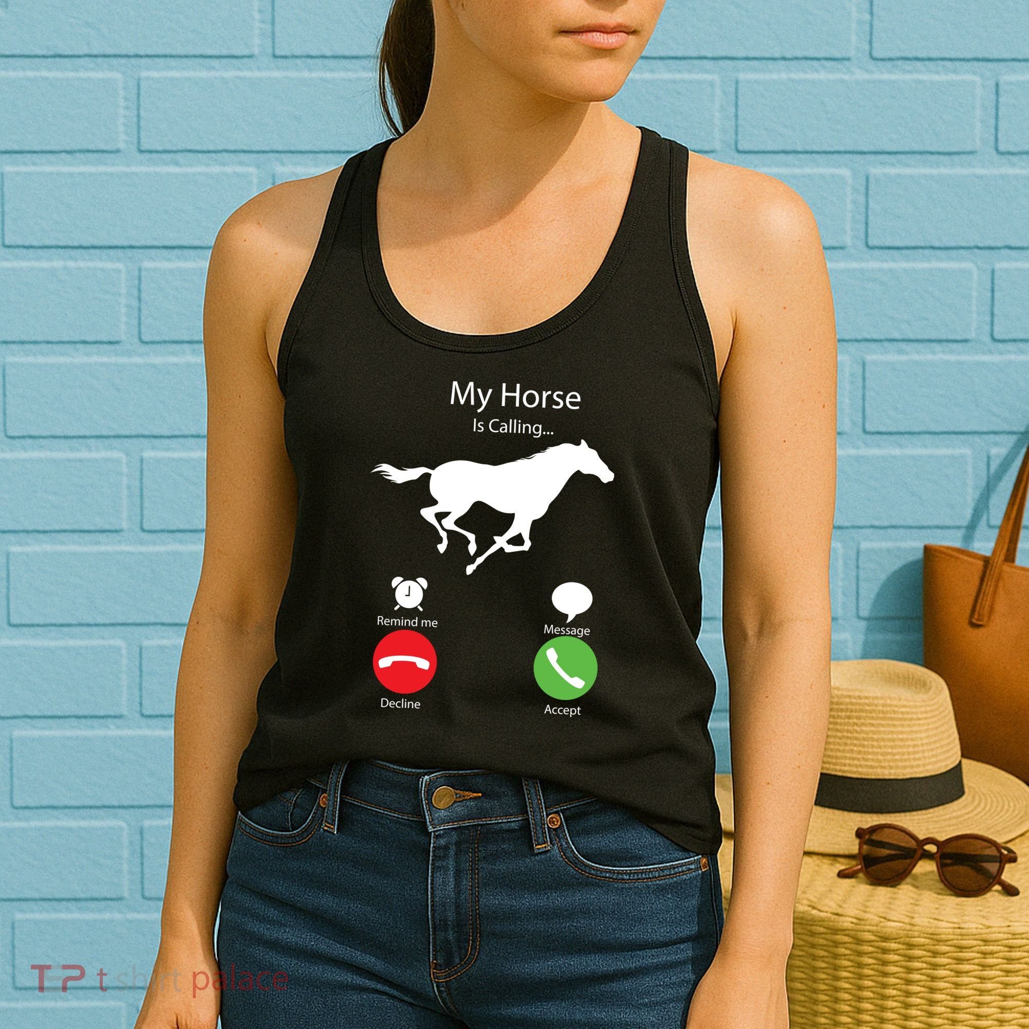 My Horse Is Calling Women's Tank Top