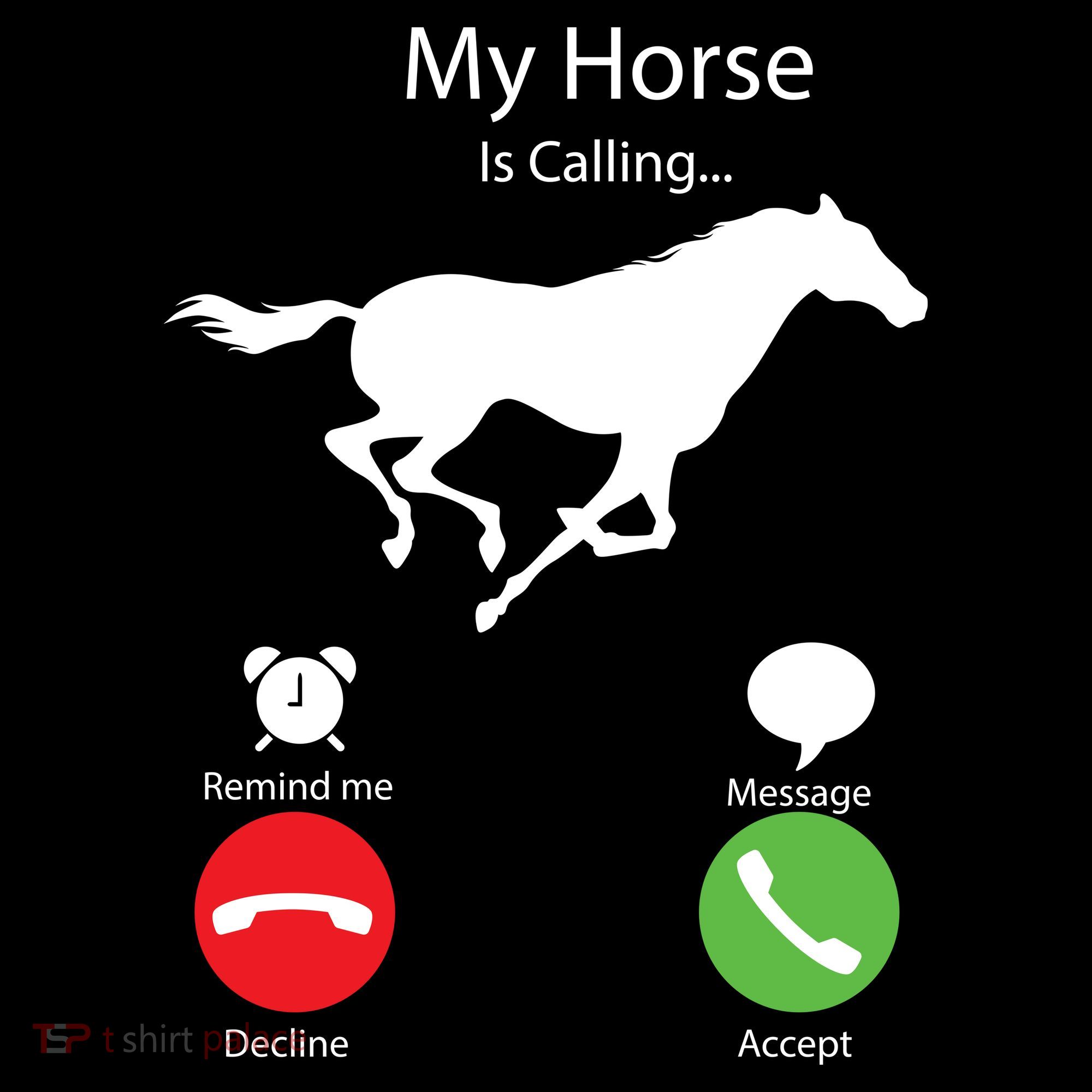 My Horse Is Calling Visor