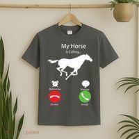 My Horse Is Calling T-Shirt thumb 2