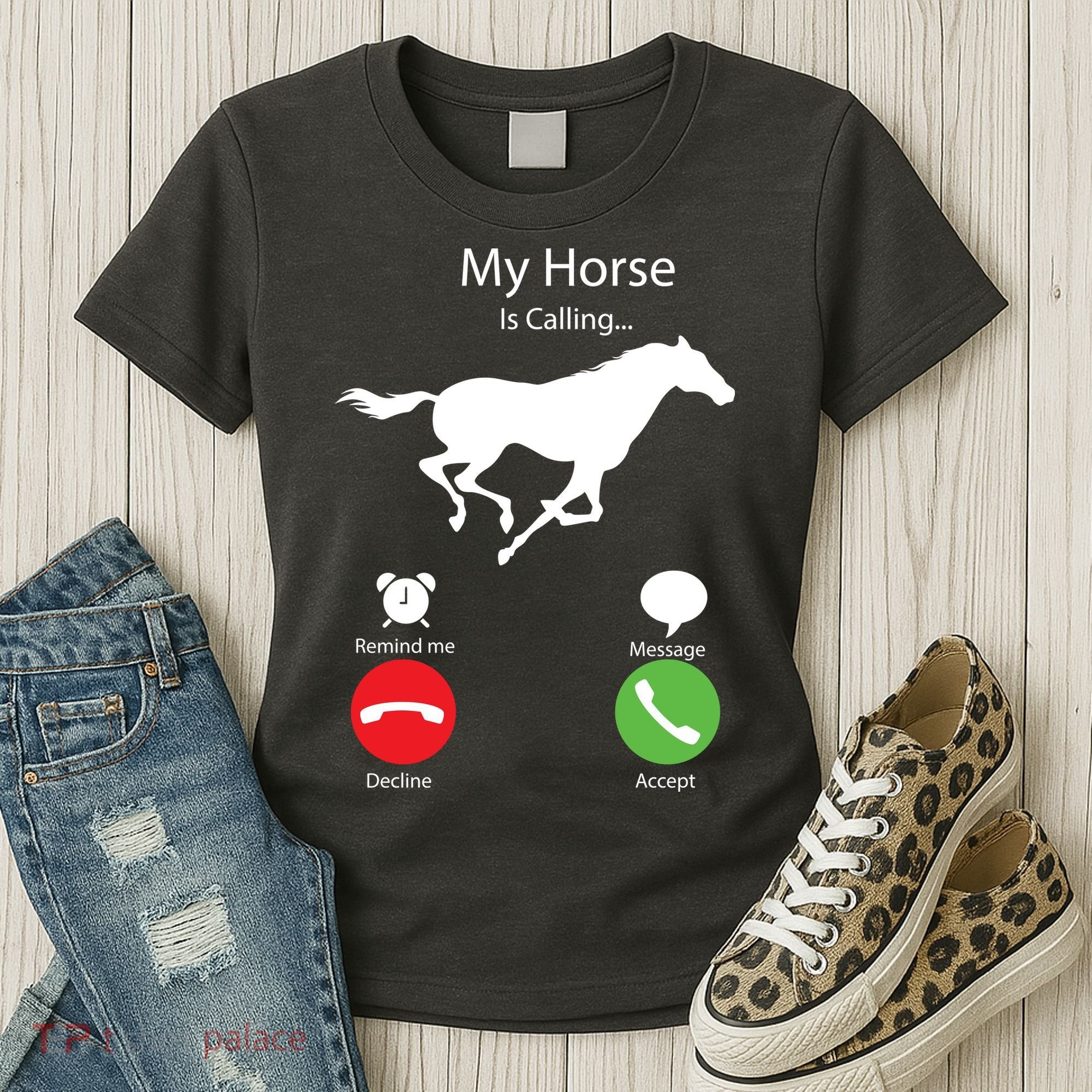My Horse Is Calling Women's T-Shirt