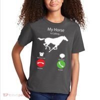 My Horse Is Calling Kids T-Shirt thumb 2