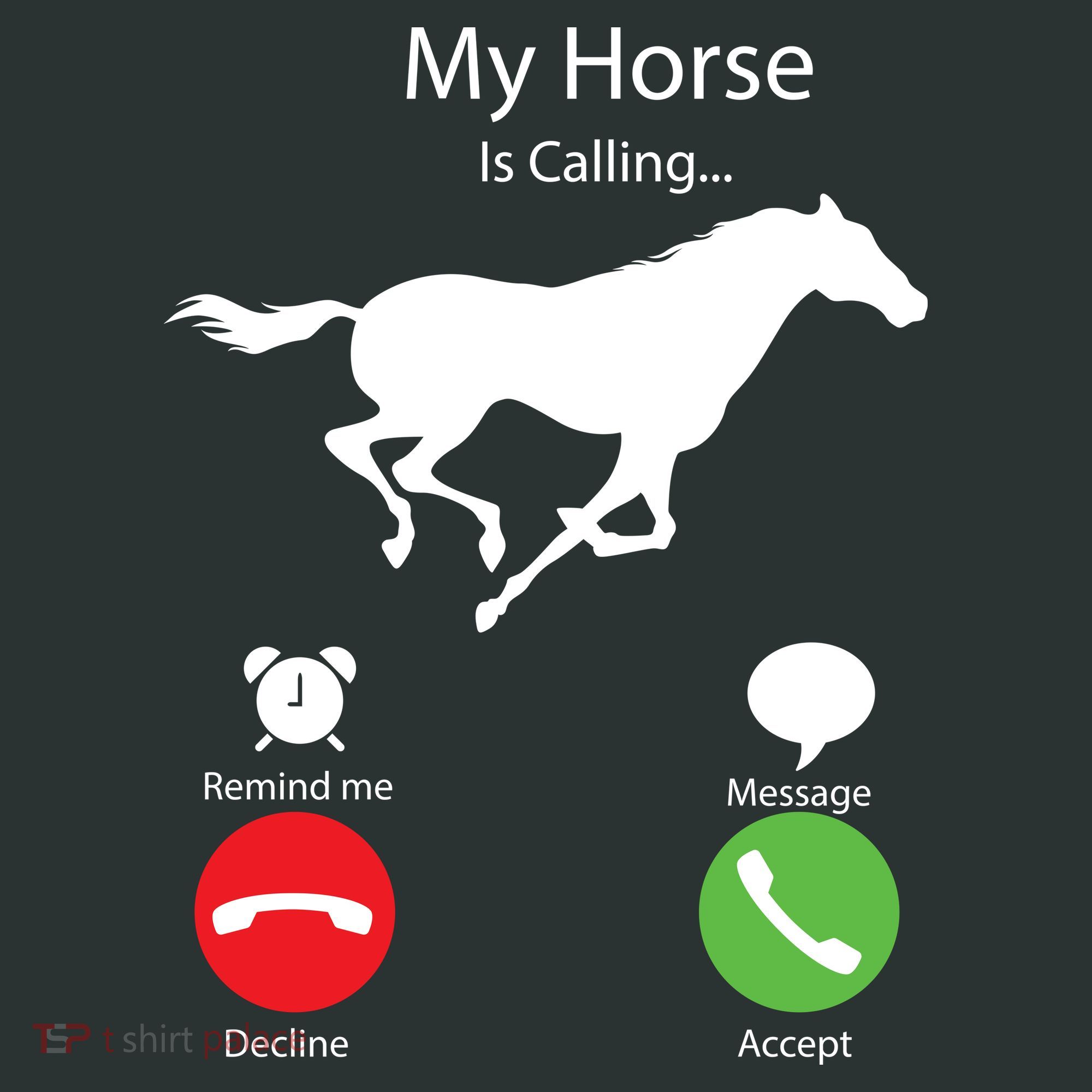 My Horse Is Calling Kids T-Shirt
