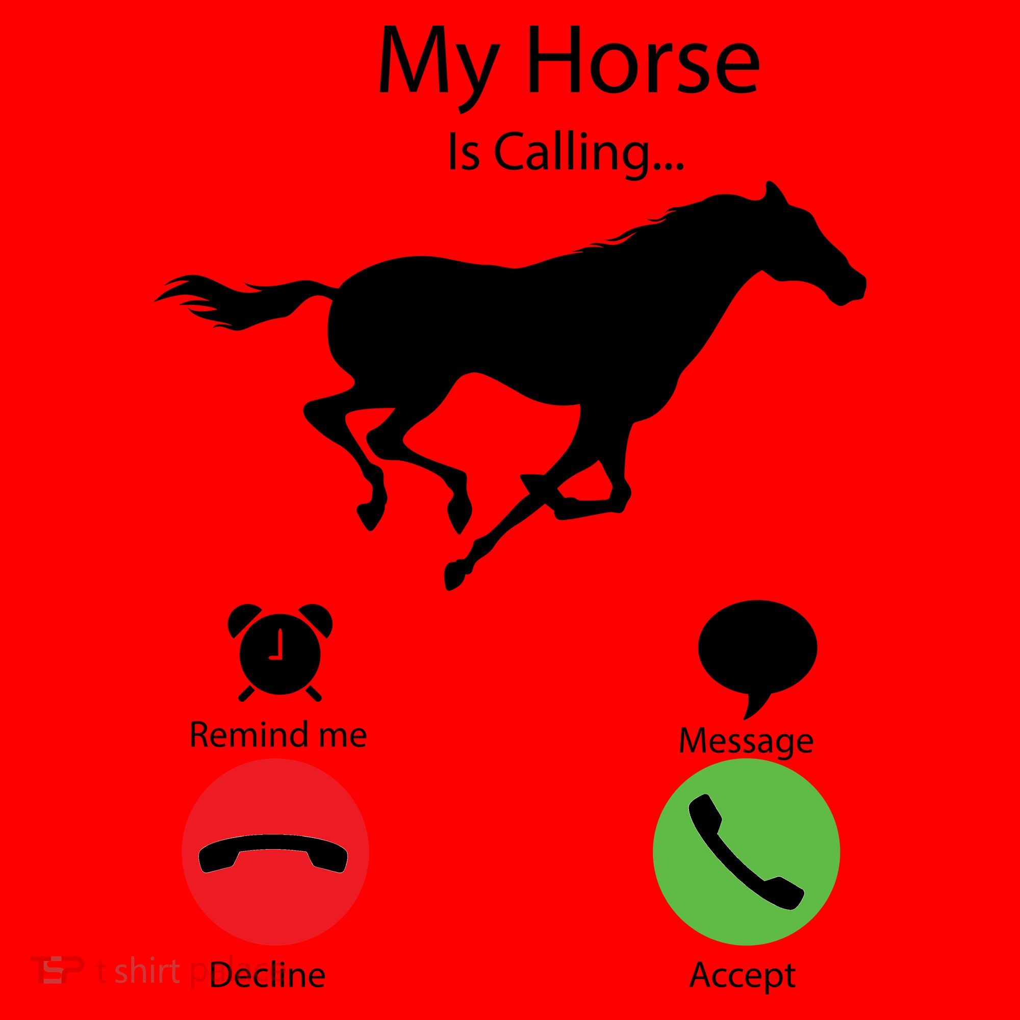 My Horse Is Calling Santa Hat