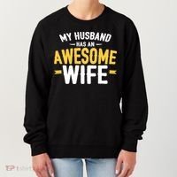 My Husband Has An Awesome Wife Women's Sweatshirt thumb 0