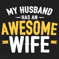 My Husband Has An Awesome Wife Beanie thumb 2