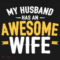 My Husband Has An Awesome Wife Ornament thumb 1