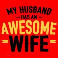 My Husband Has An Awesome Wife Santa Hat thumb 1