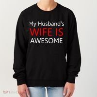 My Husband's Wife Is Awesome Women's Sweatshirt thumb 0