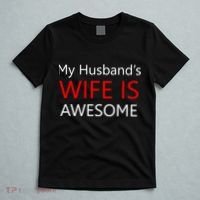 My Husband's Wife Is Awesome T-Shirt thumb 5