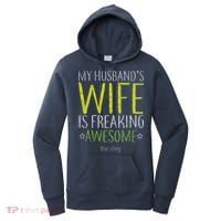 My Husbands Wife Is Freaking Awesome Women's Hoodie thumb 0