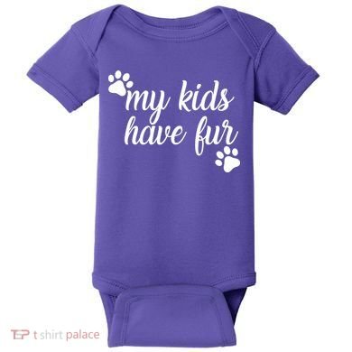 My Kids Have Fur Baby Bodysuit
