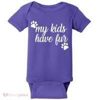My Kids Have Fur Baby Bodysuit thumb 0