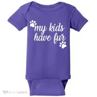 My Kids Have Fur Baby Bodysuit thumb 0