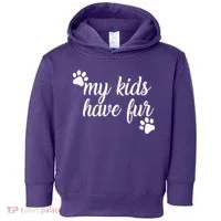 My Kids Have Fur Toddler Hoodie thumb 0